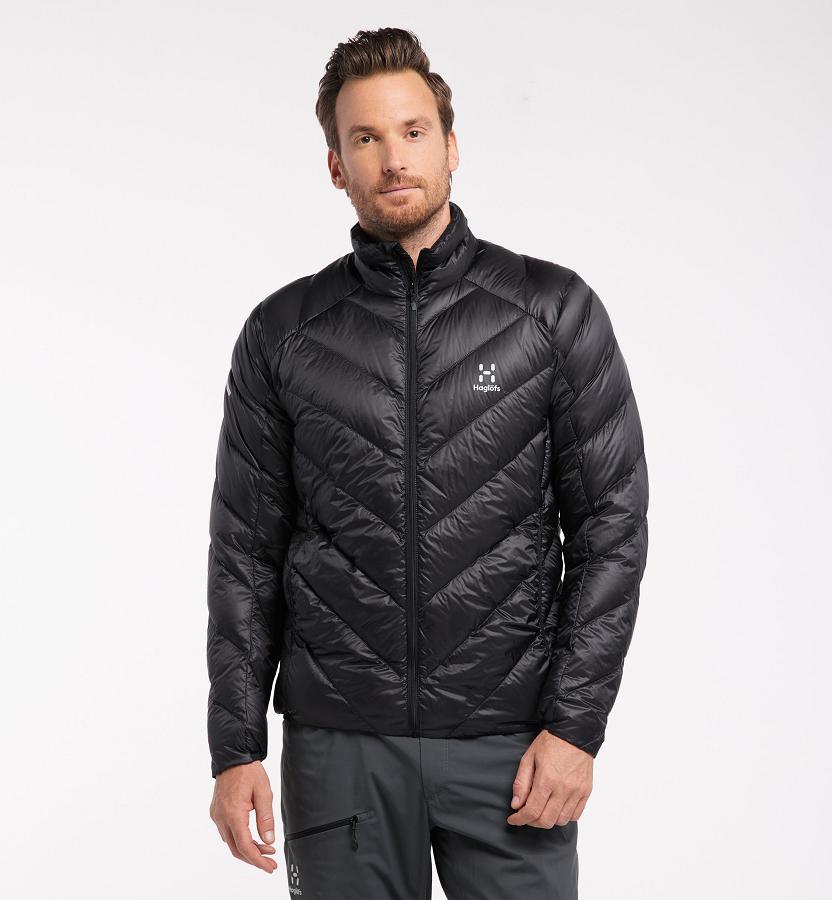Haglöfs Mens L.I.M Essens Down Jacket Black New Zealand 38560JREG